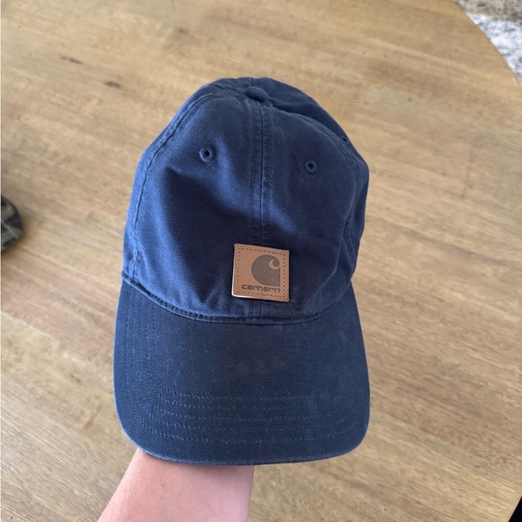 Carhartt Men/Womens Unisex Cotton Canvas Cap (Dark Indigo) - Picture 2 of 4